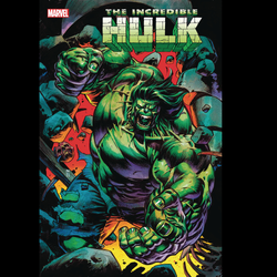 Incredible Hulk #7 from Marvel Comics written by Phillip Kennedy Johnson with art by Nic Klein. Hulk Vs The War Devils, The Hulk and the undead Ghost Rider make amends, but Ghost Rider smells an evil in the air 