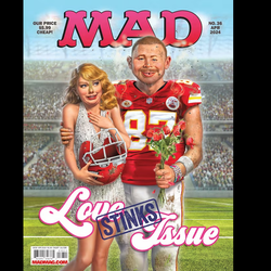Mad #36 Love Stinks Issue from Mad Magazine a celebration of sentimental sappiness but MAD style.&nbsp;&nbsp;
