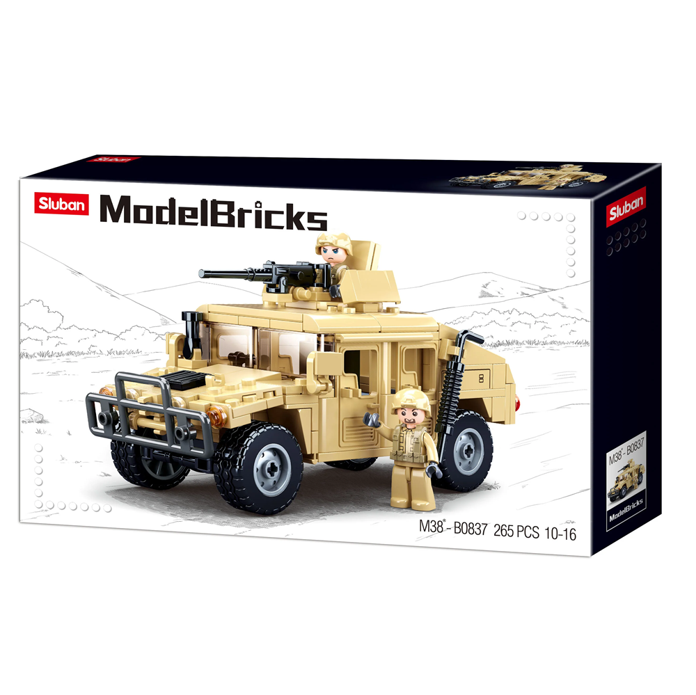 Sluban H1S Assault Hummer - Building Brick Kit