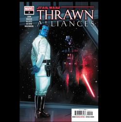 Star Wars Thrawn Alliances #2 from Marvel Comics written by Jody Houser and Timothy Zahn with art by Pat Olliffe and Andrea Di Vito. Thrawn and Darth Vader carve their way through the galaxy.