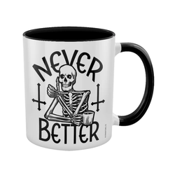 Never Better Skeleton Mug