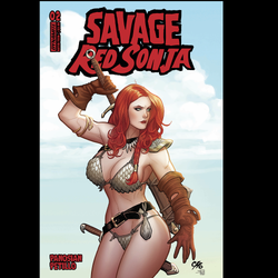 Savage Red Sonja #2 from Dynamite Comics by Dan Panosian with art by Alessio Petillo and cover art B.