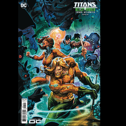Titans Beast World Tour Atlantis #1 from Dawn of DC written by Sina Grace, Frank Tieri and Meghan Fitzmartin with art by Riccardo Federici, Valentine De Landro and variant cover art B