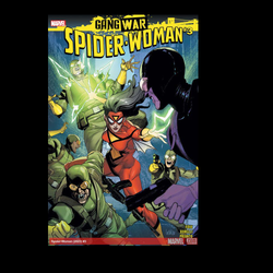 Gang War Spider Woman #3 from Marvel Comics written by Steve Foxe with art by Carola Borelli. Spider-Woman tried to take down Diamondback's operation from the top and barely escaped with her life. Now she's angrier than ever and ready to hit him and Hydra where it hurts 