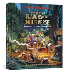 Heroes' Feast Flavours of the Multiverse : An Official D&D Cookbook in hardback by Kyle Newman and Jon Peterson a mouth watering cookbook