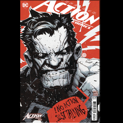 Superman Action Comics #1061 by DC comics written by Jason Aaron with art by John Timms with cover art variant B by Chris Bachalo. Bizarro part one, when Superman’s doppelganger discovers a dark secret about himself, it unleashes the most dangerous version of Bizarro the world has ever seen. 