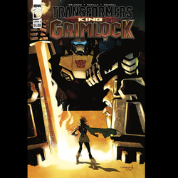 Transformers King Grimlock #1 by IDW Comics written by Steve Orlando with artist Agustin Padilla and cover A by Cary Nord. 