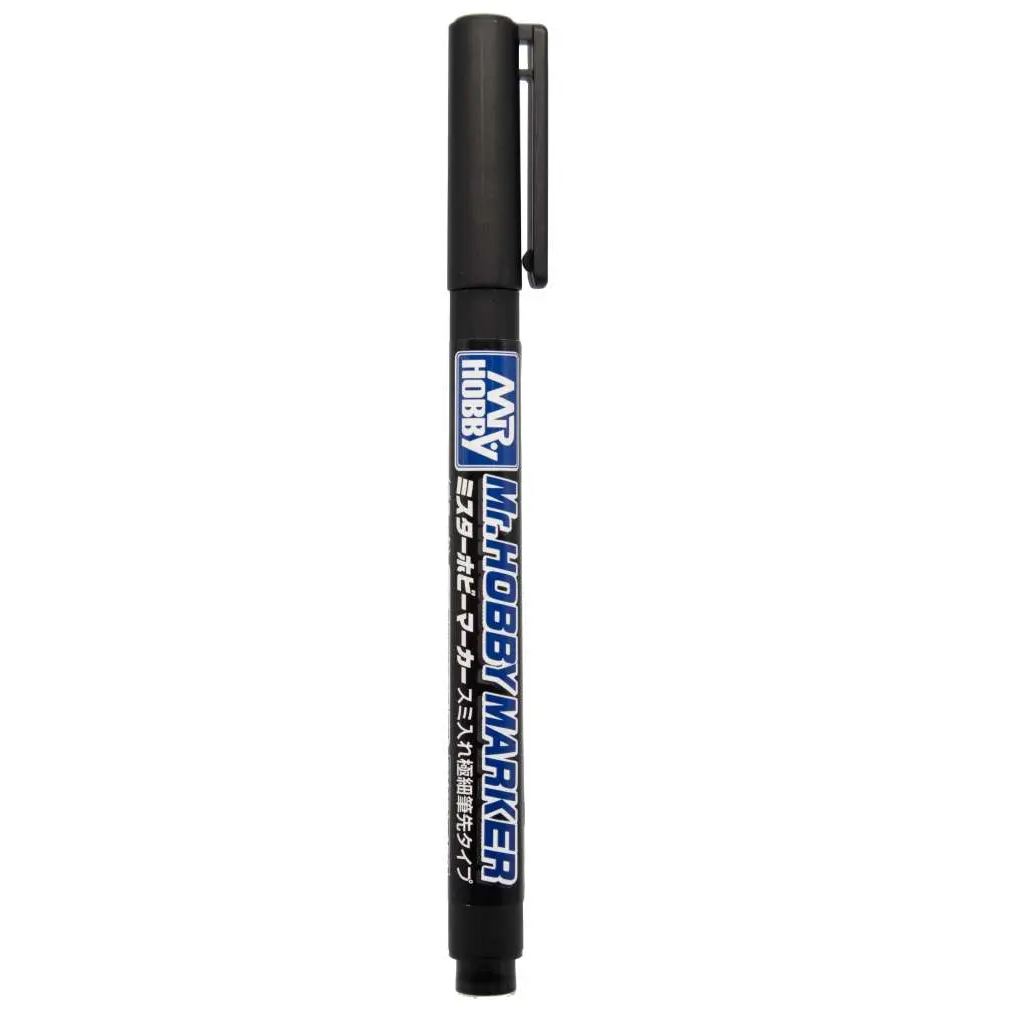 Mr. Hobby Super Fine Tip Brush Pen Black - Panel Line