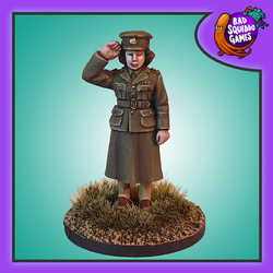 Bad Squiddo Games Princess Elizabeth from the Women of WW2 range. Queen Elizabeth the Second as a Princess in her ATS uniform