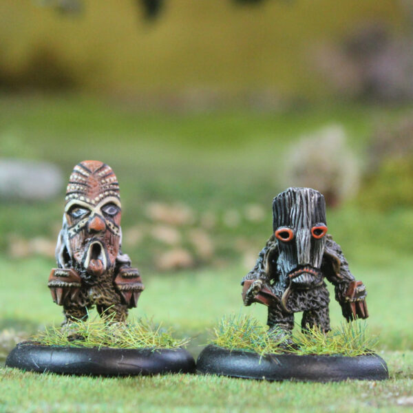 Nahg Spirithosts by Oakbound Studio. A set of two lead pewter miniatures for your tabletop and RPGs.