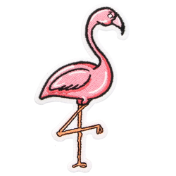 Pink Flamingo Iron On Patch