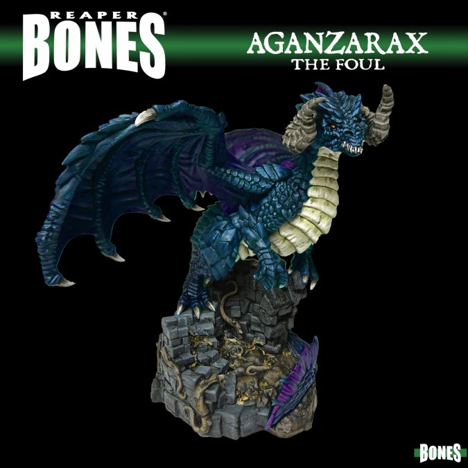 77757 Aganzarax The Foul. A magnificent dragon miniature