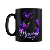 Meowgic Black Mug. A black mug w...