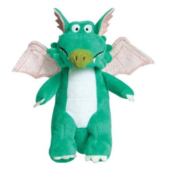 Zog Green Dragon Friends. One of the characters from the Julia Donaldson book Zog, this green dragon has fluffy wings and a big smile making a great gift for both a Zog and dragon fan.