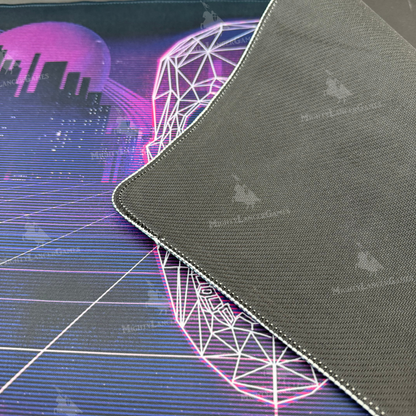 Retrowave Swamp Playmat - 1UP
