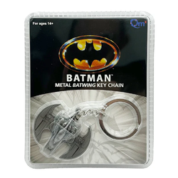Batman Metal Batwing Keychain. Take this Dark Knight iconic plane with you on your next patrol. A great gifts for a DC Comic and Batman fan.