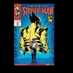 Superior Spider Man #3 from Marvel Comics written by Dan Slott with art by Mark Bagley and Wolverine cover art. Only one man can save the day, well, one man and his army of expendable Spider-Minions. The Spider-Base will be reactivated 