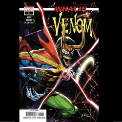 What If? Venom #1 from Marvel Comics written by Jeremy Holt with art by Jesus Hervas. Years ago, in a familiar church tower, the Venom symbiote was spurned by Peter Parker and found a willing host in the vengeful and wrathful Eddie Brock! Or, at least, that’s the story you know