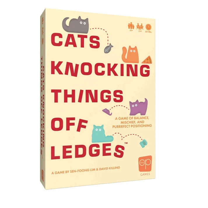 Cats Knocking Things Off Ledges - Dexterity Board Game
