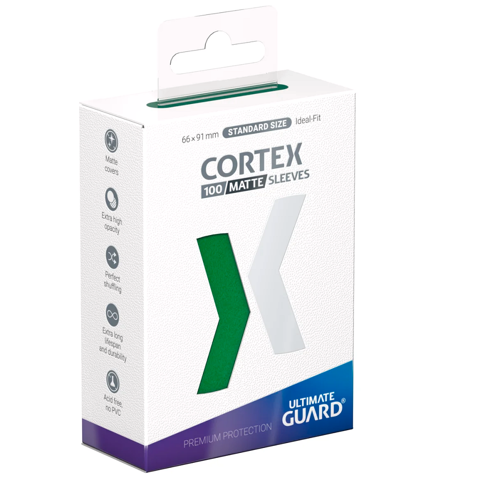 Ultimate Guard Green Cortex Sleeves Standard Size (100)