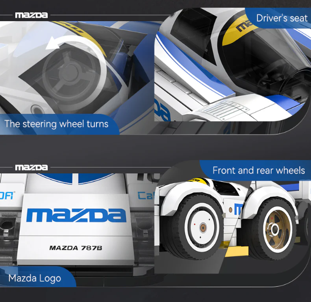 Mazda 787B #18 - Cada Bricks