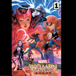 Women of Marvel #1 from Marvel Comics written by Celeste Bronfman, Erica Schultz, Gail Simone and Sarah R Brennan with art by Arielle Jovellanos and more.  Marvel's most powerful heroines take center stage in an anthology that will inspire, empower and motivate fans from all walks of life