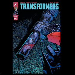 Transformers #5 from Image comics written by Daniel Warren Johnson with art from Mike Spicer. Starscream revives one of the most powerful Decepticons to eliminate the Autobots once and for all.&nbsp;