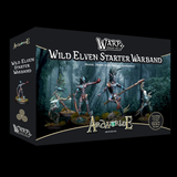 Wild Elven Starter Warband for ArcWorlde second edition, this starter warband contains heroic 28mm/32mm scale fantasy miniatures cast in white metal.
