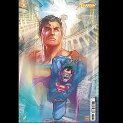 Superman Action Comics #1061 by DC comics written by Jason Aaron with art by John Timms with cover art variant E by Joelle Jones & Jordie Bellaire.