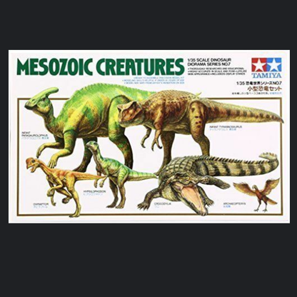 MESOZOIC CREATURES SET  - Tamiya (1/35) Model Kit