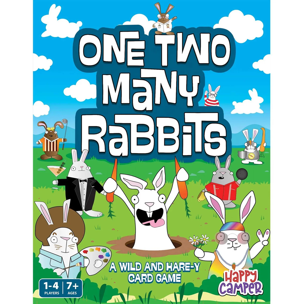 One Two Many Rabbits - Family Card Game