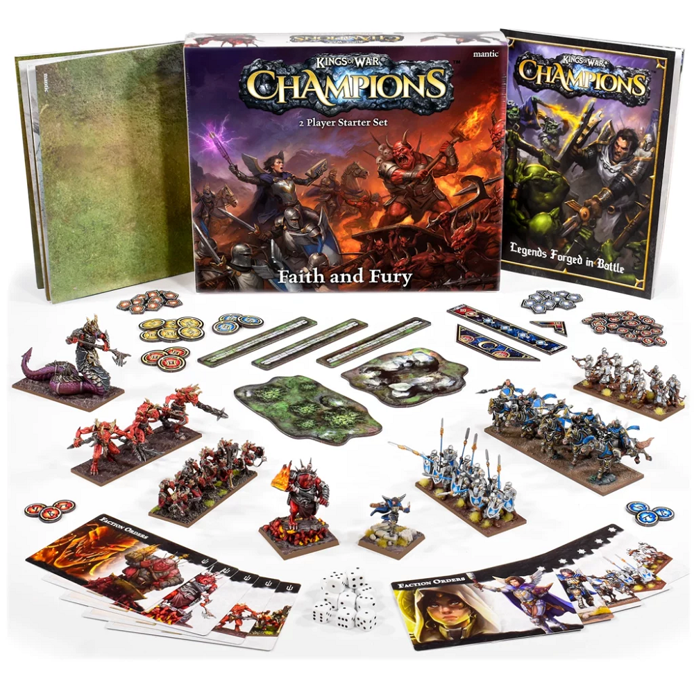 Kings of War Champions: Faith and Fury 2 Player Starter Set