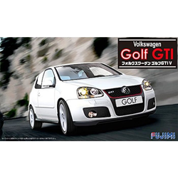 A Fujimi 1/24 scale model kit of a Volkswagen Golf GTI for you to build and add to your collection.