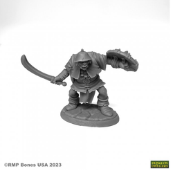 07093 Grushnal Rugged Wound Orc - Reaper Dungeon Dwellers tabletop gaming miniature