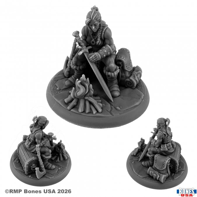 30279 Long Rest Camping Vignette - Bones USA Reaper Legends