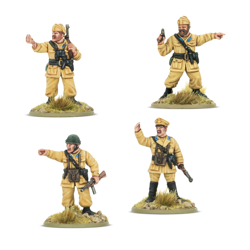 Bolt Action Italian Paracadutisti Platoon Commanders - Blister