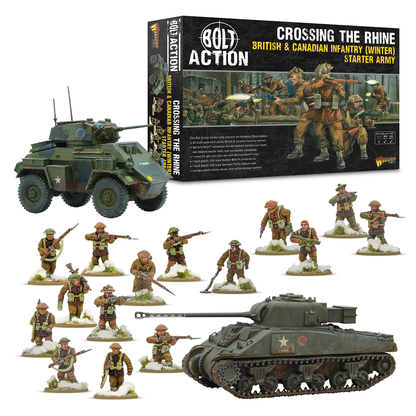 'Crossing the Rhine' - British & Canadian Infantry (Winter) Starter Army (Bolt Action)