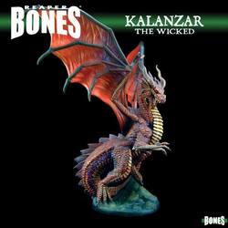 77758 Kalanzar The Wicked. A fabulous dragon miniature