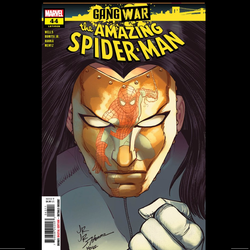 Gang War The Amazing Spider Man #44 from Marvel Comics written by Zeb Well. Madame Masque makes the power move she's been waiting to make her entire life. This is not going to go the way you think it will