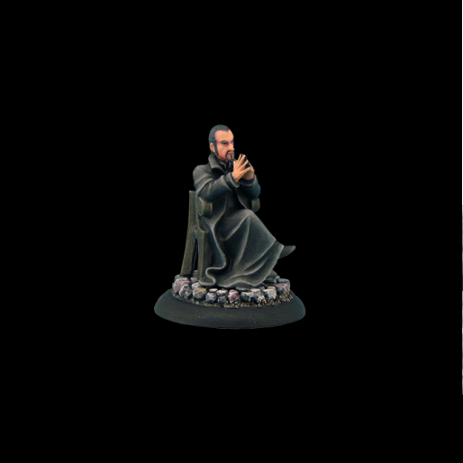 Havelock Vetinari a 28mm resin Discworld miniature, you can now add Lord Vetinari of Ankh Morpork from Terry Pratchett's Discworldto your painting table, RPGs, Tabletop gaming and miniature collection.
