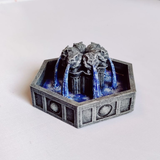 <span>A large Fountain by Iron Gate Scenery made in resin for your tabletop games, town scenery and RPGs in 28mm scale. The fountain is approximately</span><span> 78mm x 68mm wide &amp; 35mm high</span>