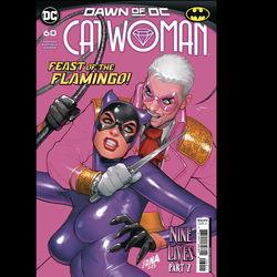 Catwoman #60 from DC written by Tini Howard with art by Steffano Raffaele and variant art cover A. 