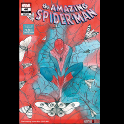 Gang War The Amazing Spider Man #40 from Marvel Comics written by Zeb Well with cover and art by Peach Momoko