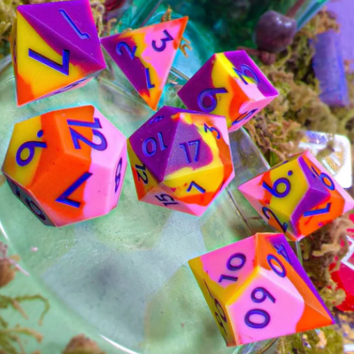 Arcane Trick-Star Silicone Dice - Mystery Dice Goblin