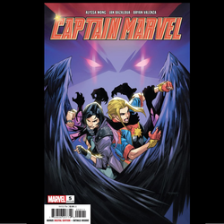 Captain Marvel #5 from Marvel Comics written by Alyssa Wong with art by Jan Bazaldua. Who are the Undone, and what do they want with Captain Marvel? Their worlds already intersect more than the Captain knows, and if that's stressing Carol out, "tense" takes on a whole new meaning when Yuna Yang drags her along for a family visit