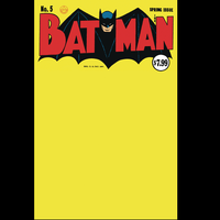 Batman #5 Blank Cover Variant - Comic