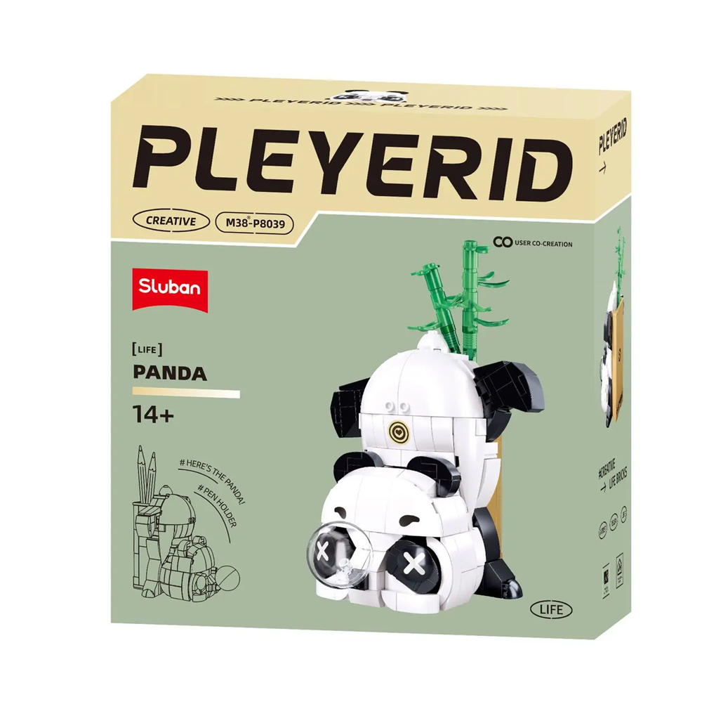 Sluban Panda Pen Holder - Pleyerid Building Brick Kit