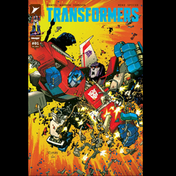 Transformers #1 by Image Comics from Daniel W Johnson and Robert Kirkman with cover D