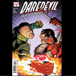 Daredevil Black Armor #4 from Marvel Comics written by D G Chichester with art by Netho Diaz. The maestro behind the Machiavellian machinations plaguing Hell’s Kitchen stands revealed&nbsp;