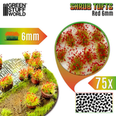 Red Shrub Tufts 6mm - Green Stuf...